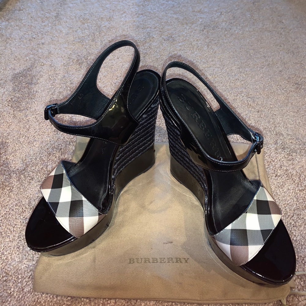 Burberry Wedge Heels